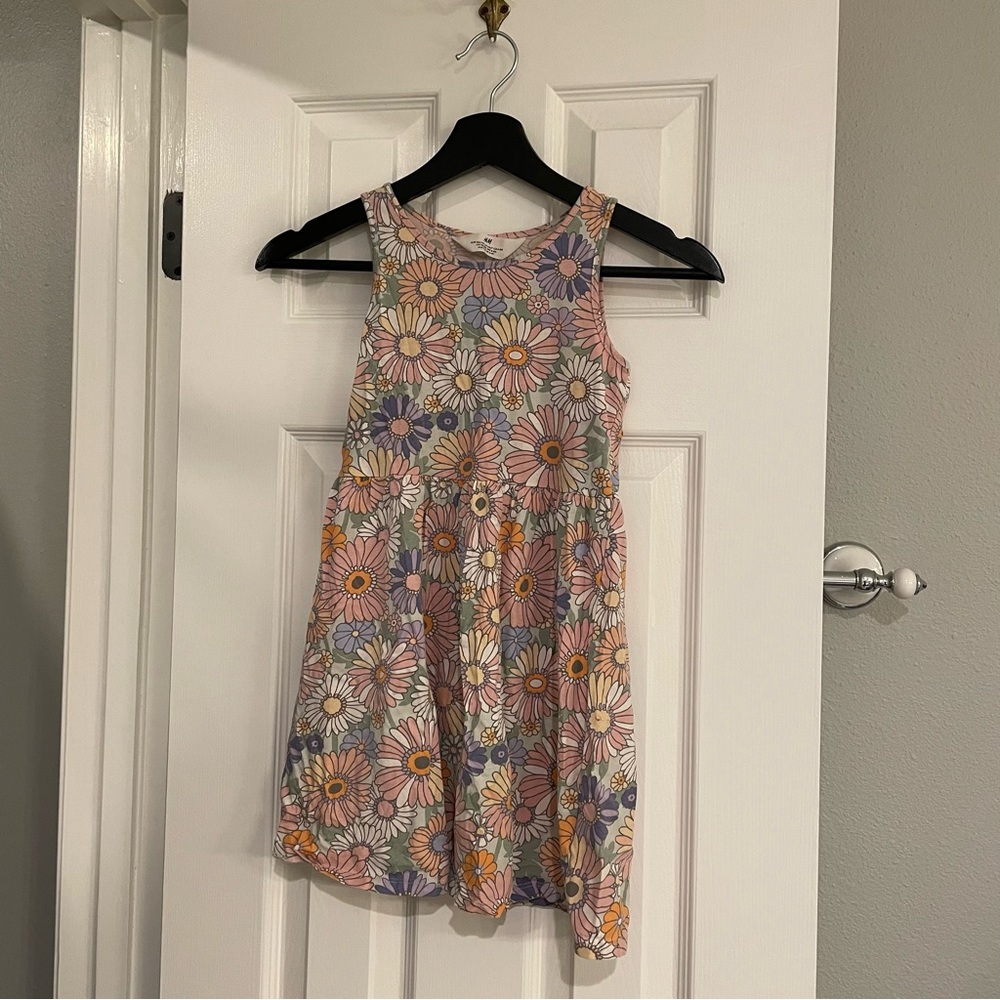 H&M Cotton Floral Casual Dress Size 6X/7